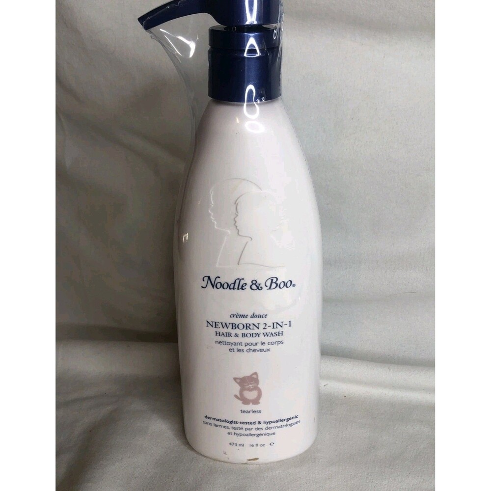 Noodle & Boo Newborn 2-in-1 Baby Shampoo and Body Wash, Tear-Free 16 oz